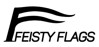 Feisty Flags logo with a transparent background